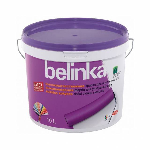 Интерьерная краска «Latex B1» от Belinka (Словения)