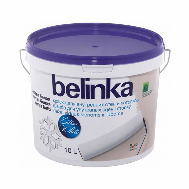 Интерьерная краска «Экстра белая» от Belinka (Словения)