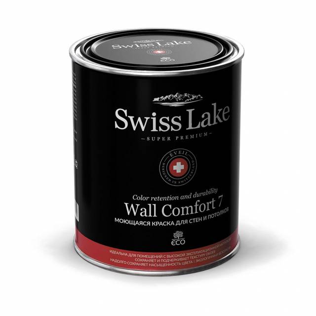 Интерьерная краска «Wall Comfort 7 (база А)» от Swiss Lake (Россия)
