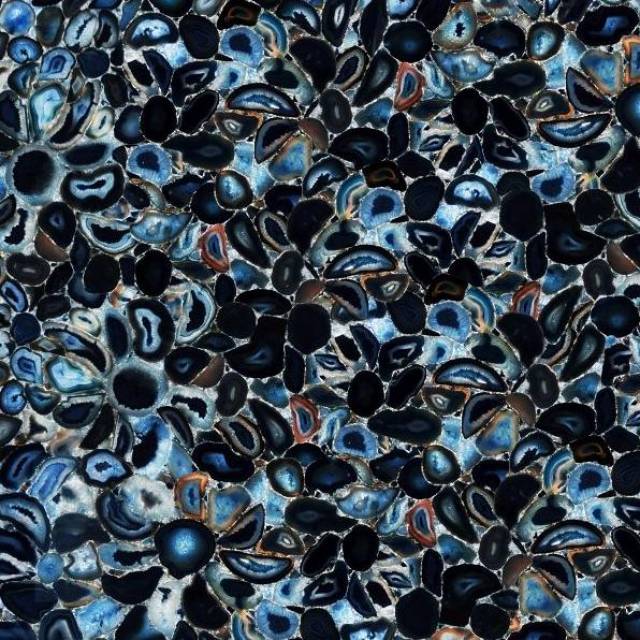 Эксклюзивная коллекция AGATE BLUE FLOWER (Агат Блю флауэр) - купить изделия из натурального камня в Москве
